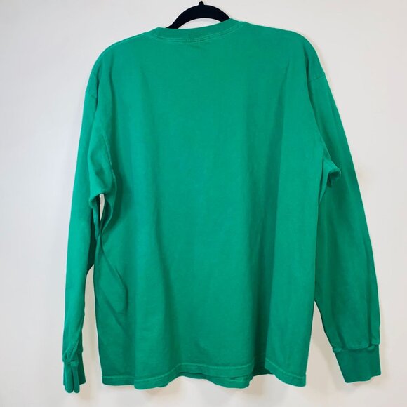 Men's John Deere Green Long Sleeve T-Shirt XL 100% Cotton - Picture 2 of 4